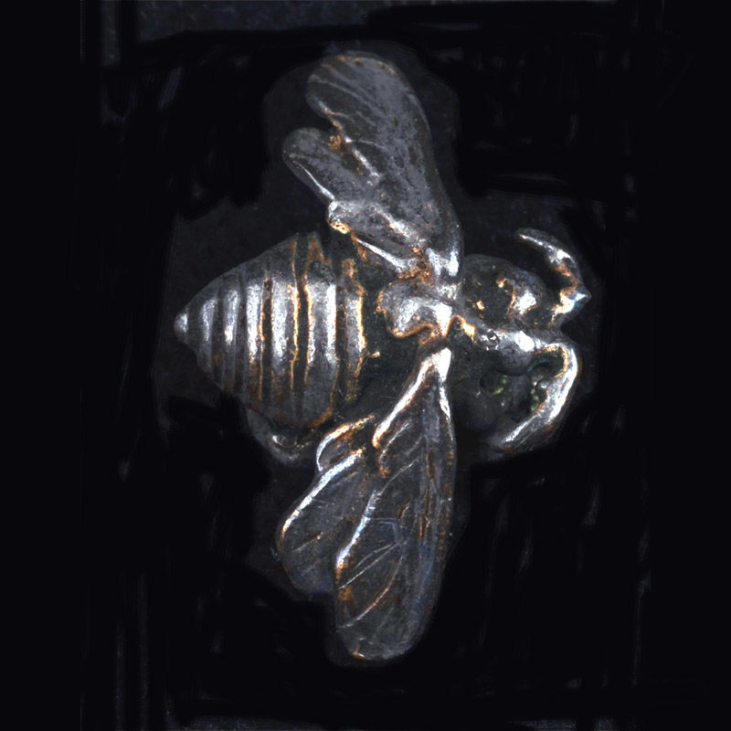 BB20BR | Bronze Bee Bead by Robert Burkett - 02 | BB20BR | Bronze Bee Bead by Robert Burkett - 02