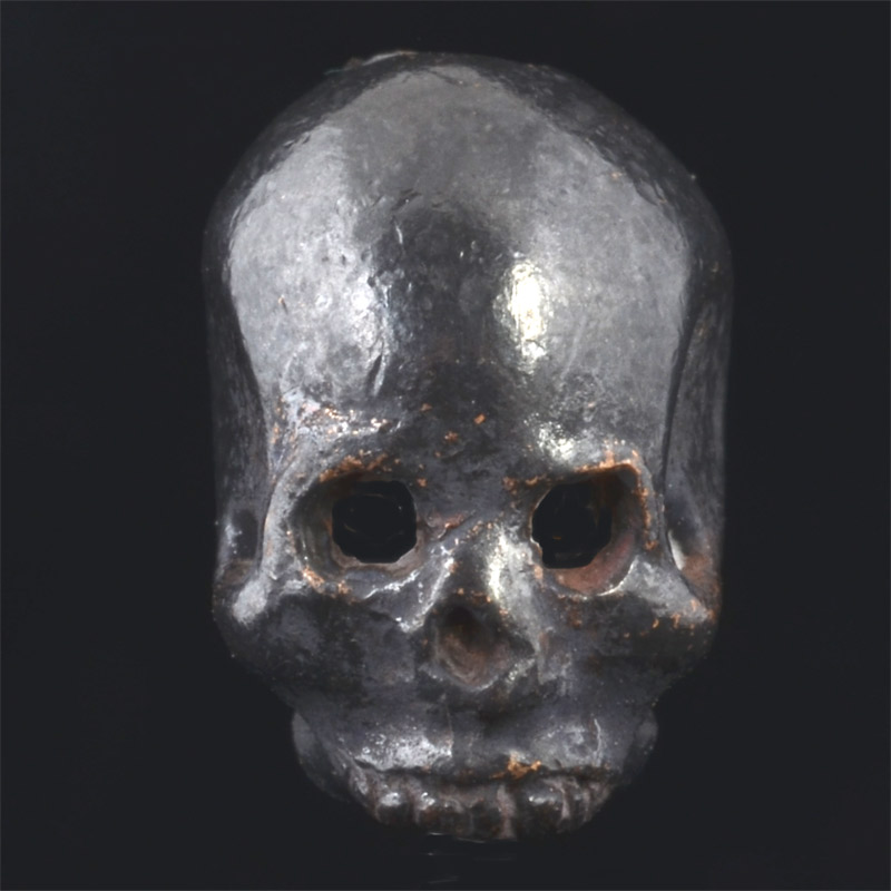 BB31BR | Medium Antique Bronze Skull Bead - 00