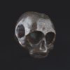Small Antique Bronze Skull Bead