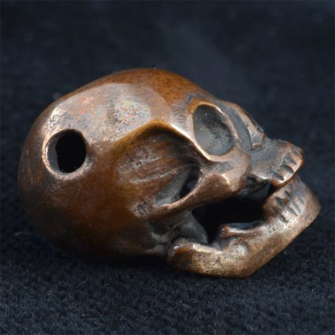 BBP49BR | Drop Jaw Bronze Skull Robert Burkett - 06 | BBP49BR | Drop Jaw Bronze Skull Robert Burkett - 06