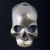Large Antiqued Bronze Skull Bead