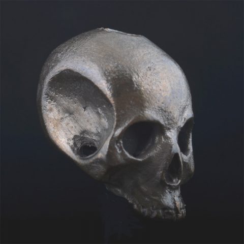 BB52BR | Large Antique Bronze Skull Burkett - 04 | BB52BR | Large Antique Bronze Skull Burkett - 04