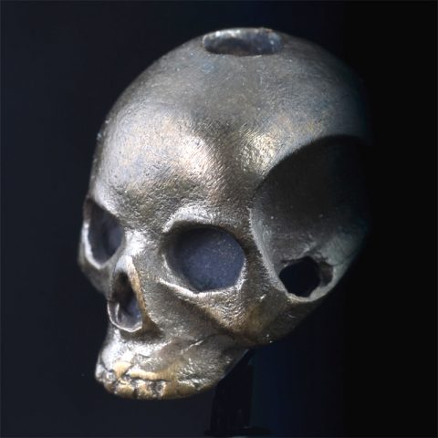 BB52BR | Large Antique Bronze Skull Burkett - 07 | BB52BR | Large Antique Bronze Skull Burkett - 07