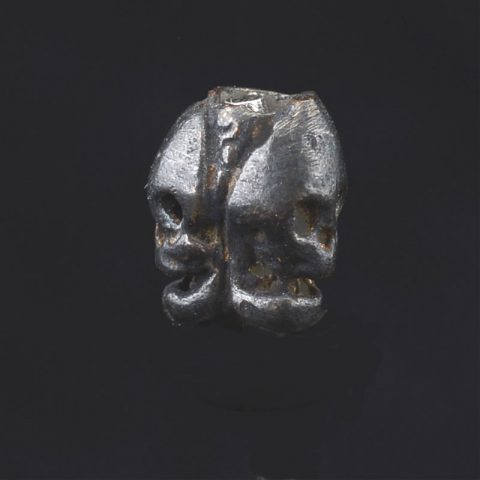 TTB14BR | Bronze Tri Skull by Bob Burkett - 01 | TTB14BR | Bronze Tri Skull by Bob Burkett - 01