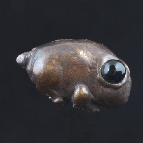 BB62BR | Froggish Bead with Stone Eyes - 02 | BB62BR | Froggish Bead with Stone Eyes - 02