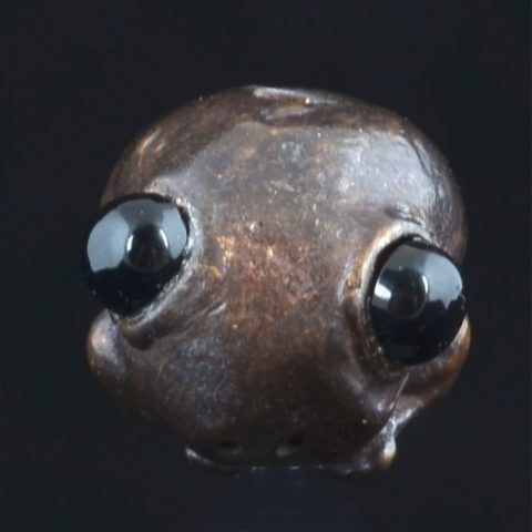 BB62BR | Froggish Bead with Stone Eyes - 03 | BB62BR | Froggish Bead with Stone Eyes - 03