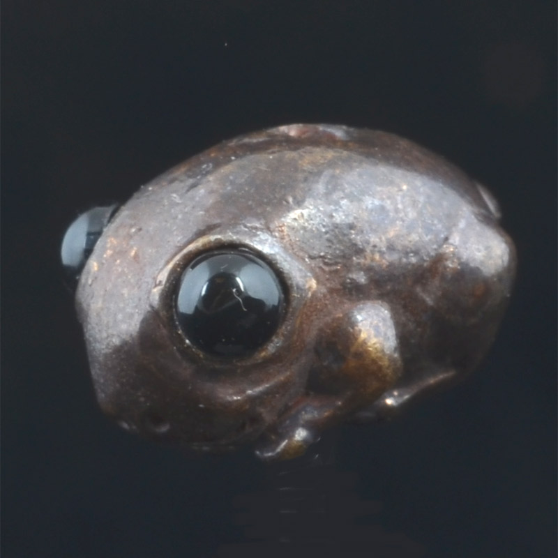 BB62BR | Froggish Bead with Stone Eyes - 04 | BB62BR | Froggish Bead with Stone Eyes - 04