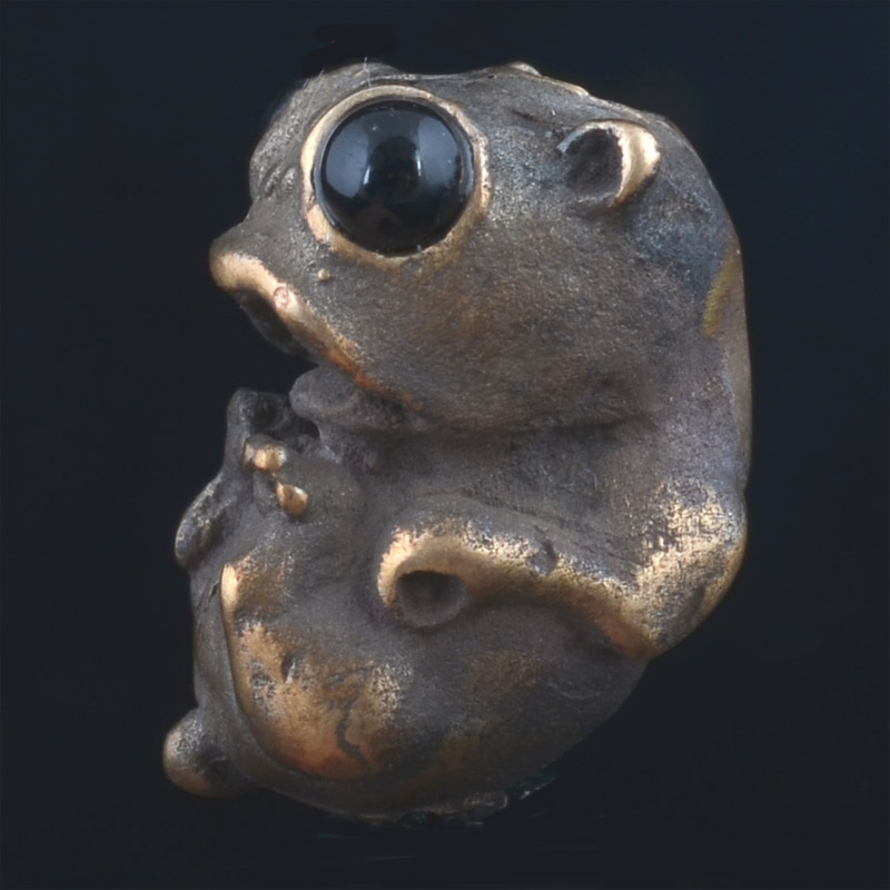 BB70BR | Baby Squirrel Bronze Bead by Burkett - 00