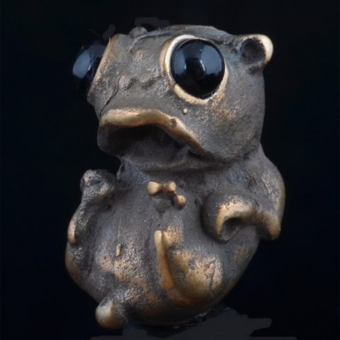 BB70BR | Baby Squirrel Bronze Bead by Burkett - 03