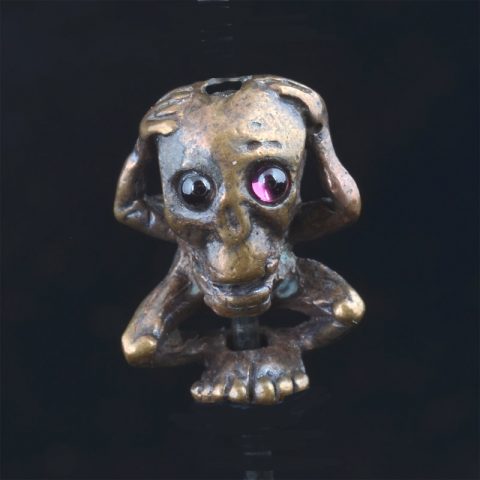 BB71BR | Tiki Skull Man Bronze Burkett - 02
