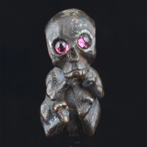 BB72BR | Tiki Skull Man Bronze Burkett - 04 | BB72BR | Tiki Skull Man Bronze Burkett - 04