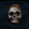Very Small Bronze Skull Bead