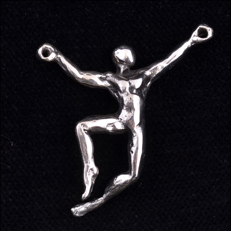 BBP76 | Sterling Silver Acrobat Figure Robert Burkett - 00 | BBP76 | Sterling Silver Acrobat Figure Robert Burkett - 00