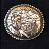 Bronze Koi Button