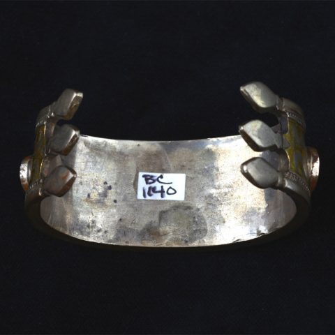 BC1140 | Tribal Turkman Bracelet with Silver and Gold Wash - 02
