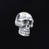 Small Sterling Skull Bead