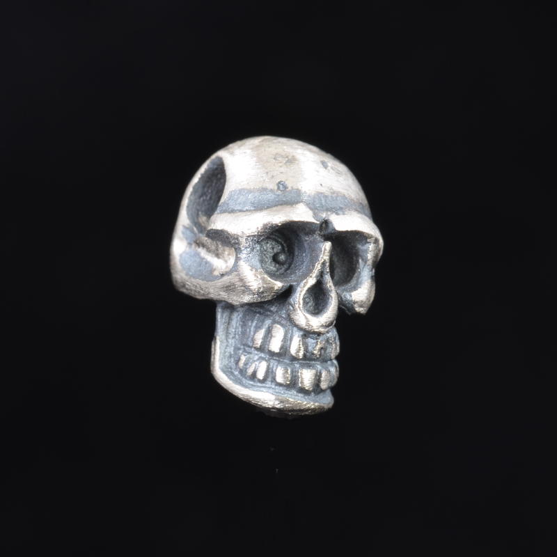 BB99S | Small Sterling Skull Bead - 00