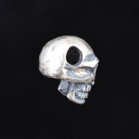 BB99S | Small Sterling Skull Bead - 02