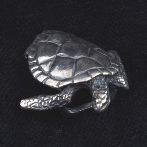 BB9041S | Sterling Silver Leatherback Turtle Slide - 04 | BB9041S | Sterling Silver Leatherback Turtle Slide - 04