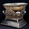 Silver Kapala Stand w/ Antique Finish