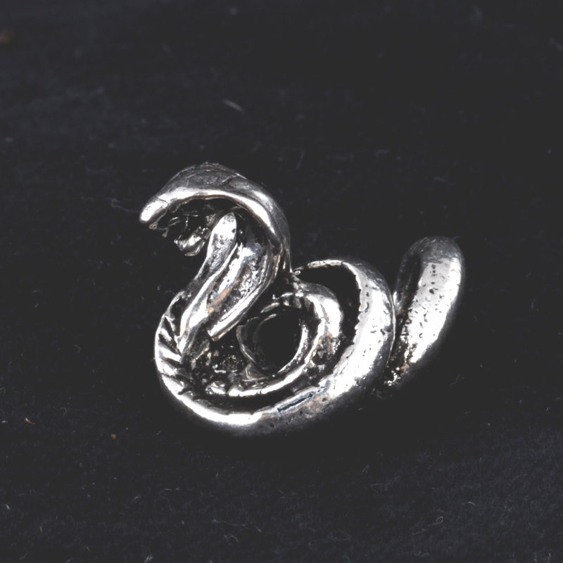 BB89S | Coiled Cobra Bead By Robert Burkett in Sterling Silver – 02