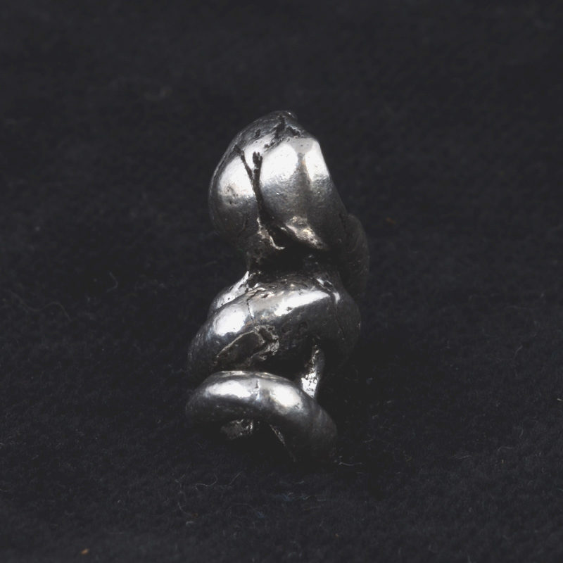 BB89S | Coiled Cobra Bead By Robert Burkett in Sterling Silver – 04