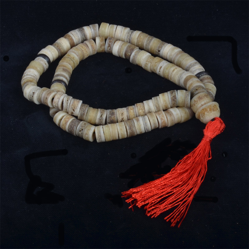 ML601 | Human Skull Bone Mala Beads Single Beads