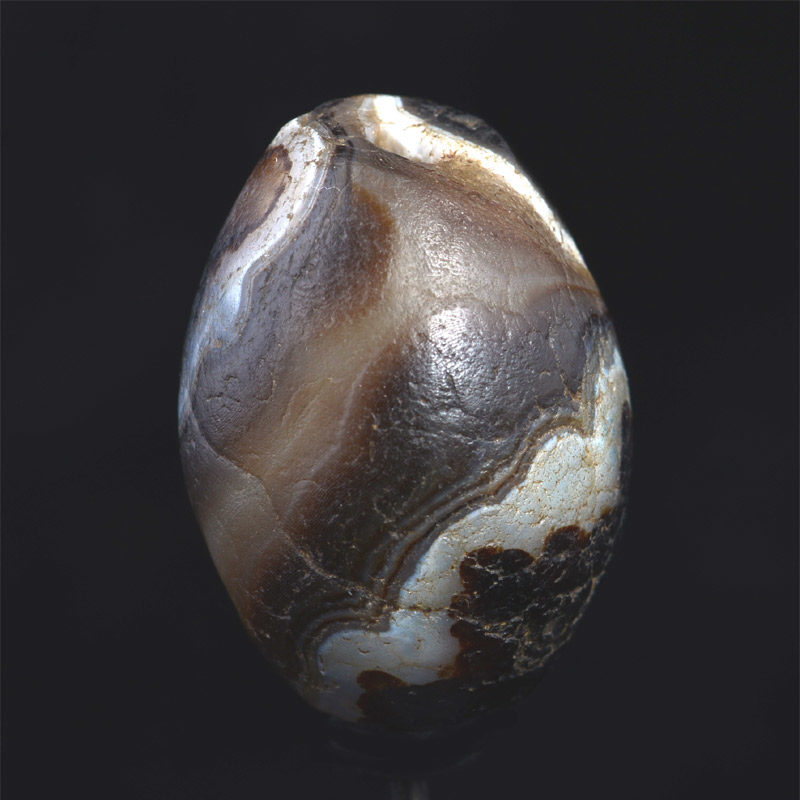 BC2358 | Ancient Chung Dzi Bead Agate with Three Eyes – 02