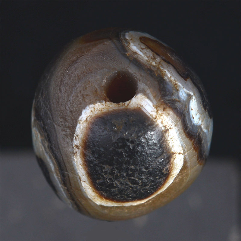 BC2358 | Ancient Chung Dzi Bead Agate with Three Eyes – 05