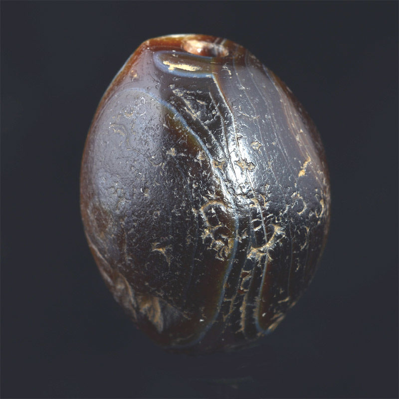 BC2359 | Ancient Chung Dzi Bead Agate with One Eye – 02