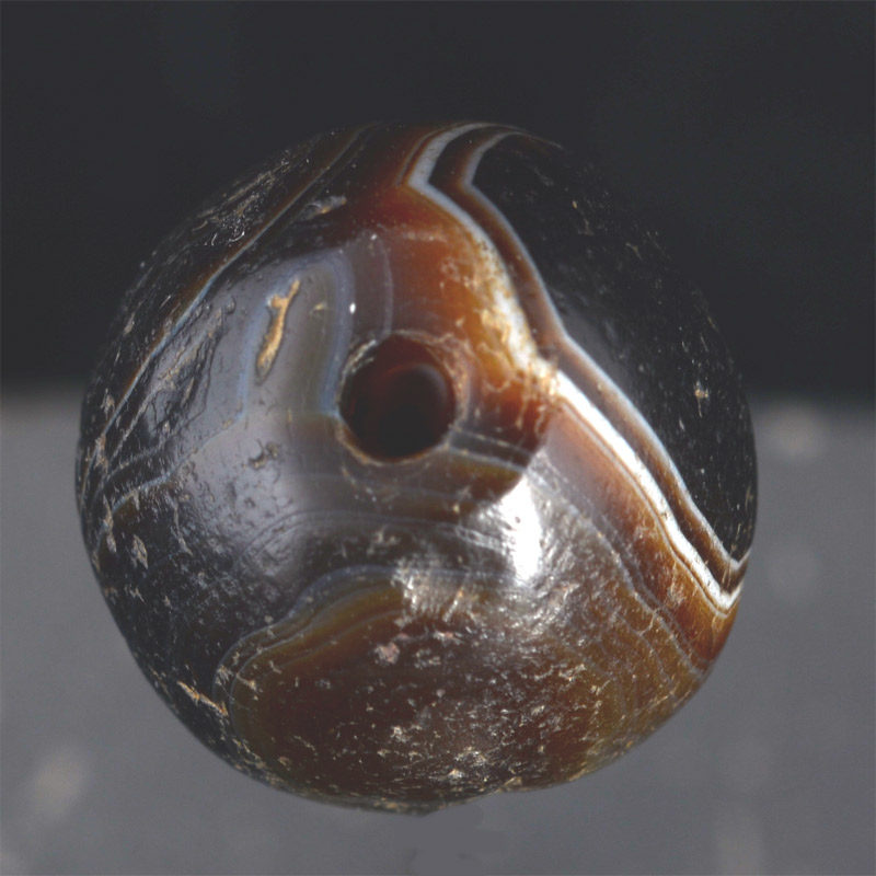BC2359 | Ancient Chung Dzi Bead Agate with One Eye – 04