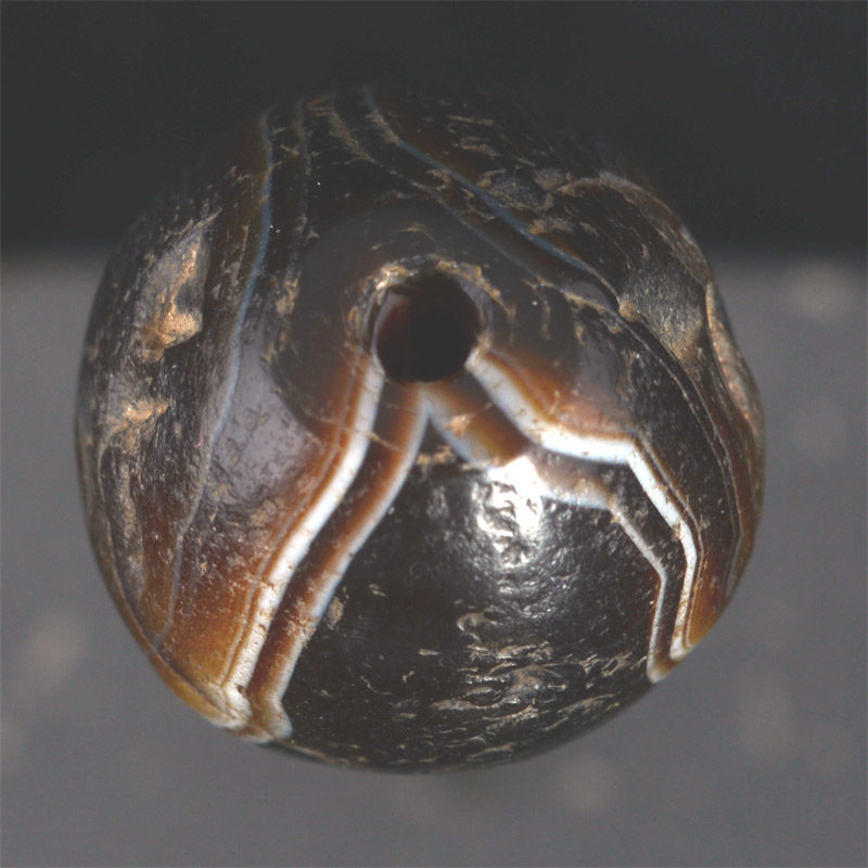 BC2359 | Ancient Chung Dzi Bead Agate with One Eye – 05