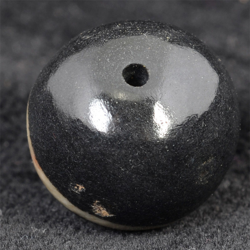 BC2790 | Bhaisajyaguru Agate Banded Dzi Bead – 04