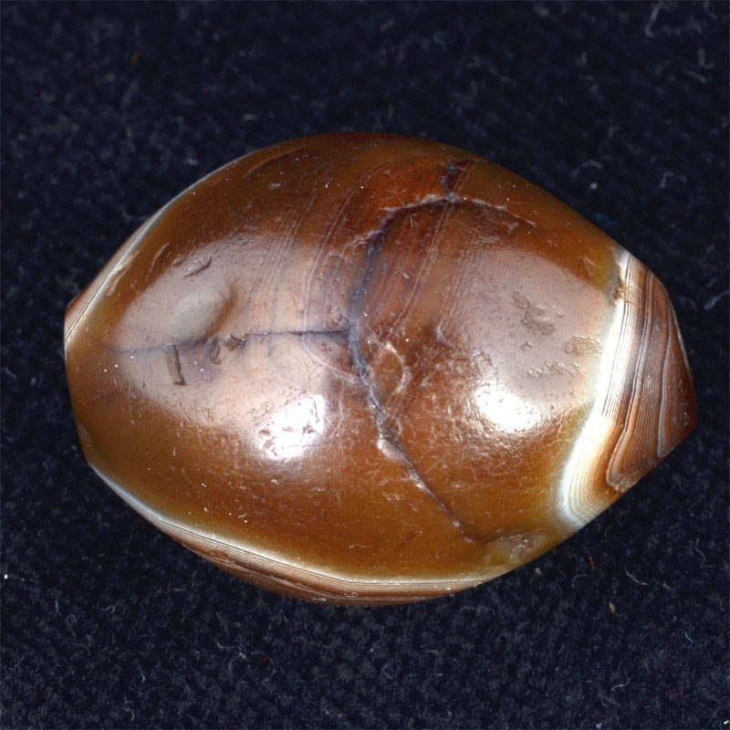 BC2845 | Ancient Agate Chung Dzi Bead with Eye – 02