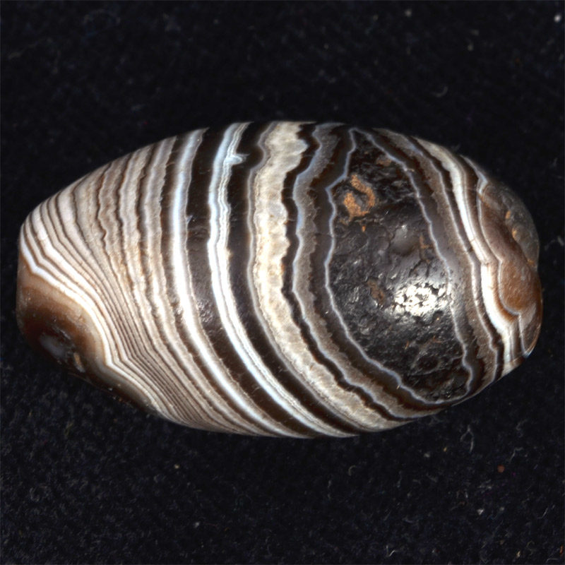 BC2846 | Ancient Agate Chung Dzi Bead with Eye – 03