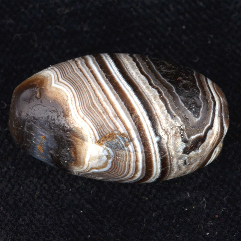 BC2846 | Ancient Agate Chung Dzi Bead with Eye – 04