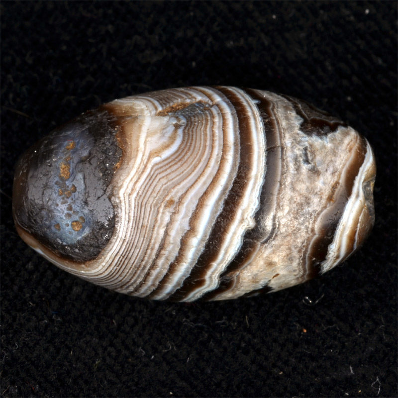 BC2846 | Ancient Agate Chung Dzi Bead with Eye – 05