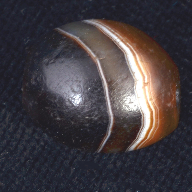 BC2847 | Ancient Banded Agate Chung Dzi Bead – 02