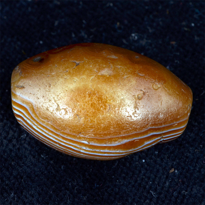 BC2850 | Ancient Agate Chung Dzi Bead with Eye – 03