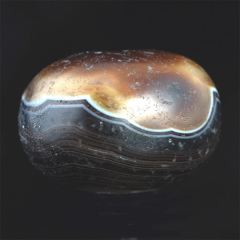 BC2443 | Ancient hamburger Agate dZi Bead – 03