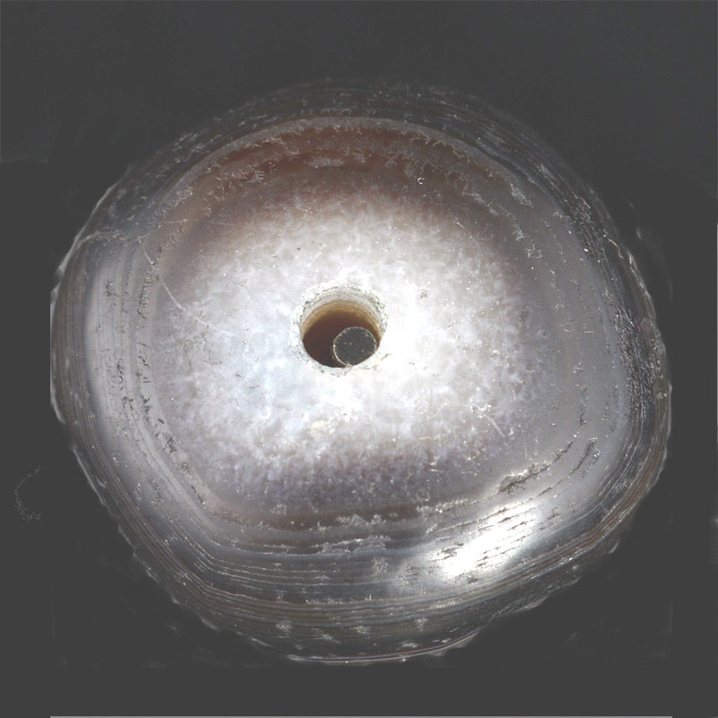 BC2443 | Ancient hamburger Agate dZi Bead – 05