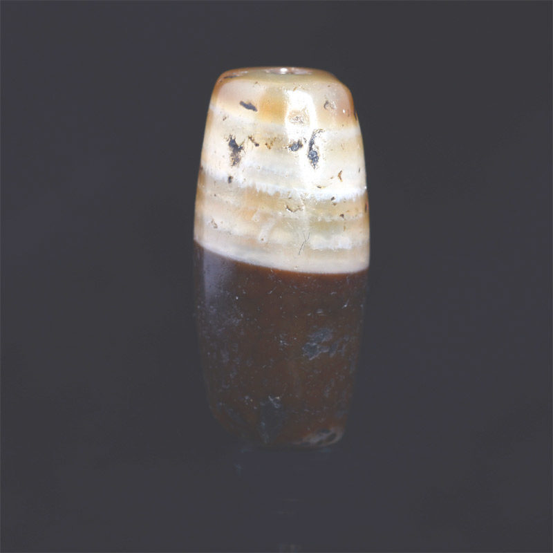 BC2748 | Ancient Banded Agate Chung Style Dzi Bead – 00