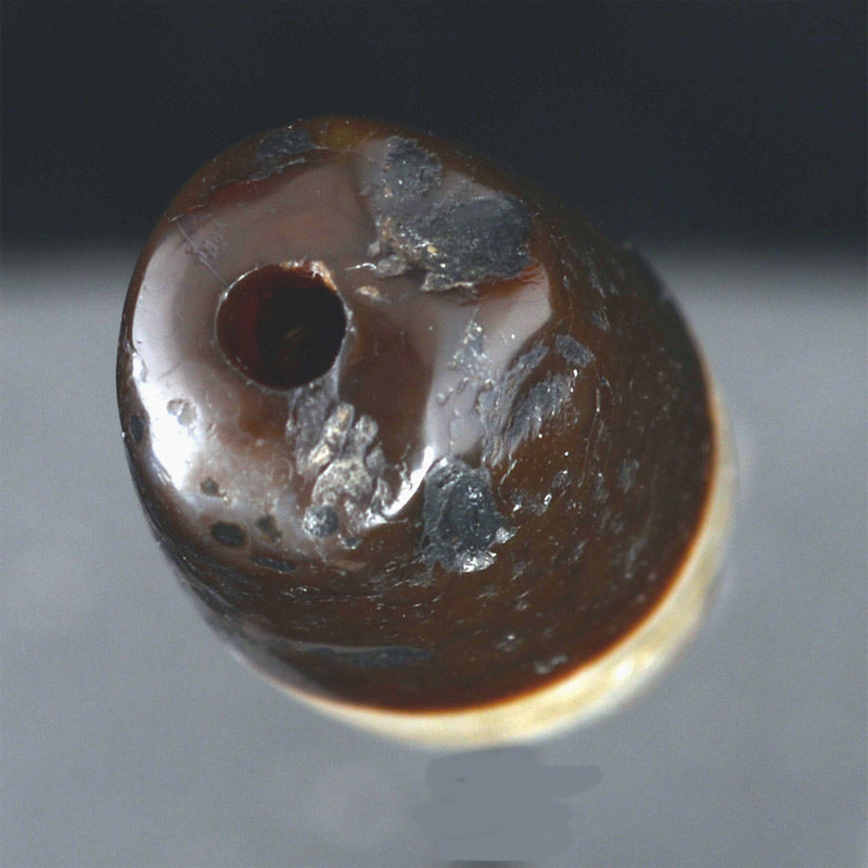 BC2748 | Ancient Banded Agate Chung Style Dzi Bead – 05