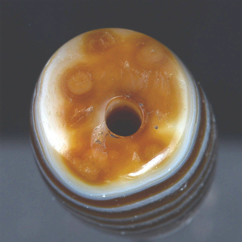 BC3257 | Ancient Banded Agate Dzi Bead – 04