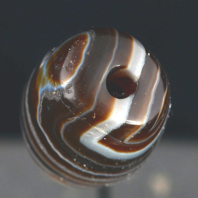 BC3257 | Ancient Banded Agate Dzi Bead – 05