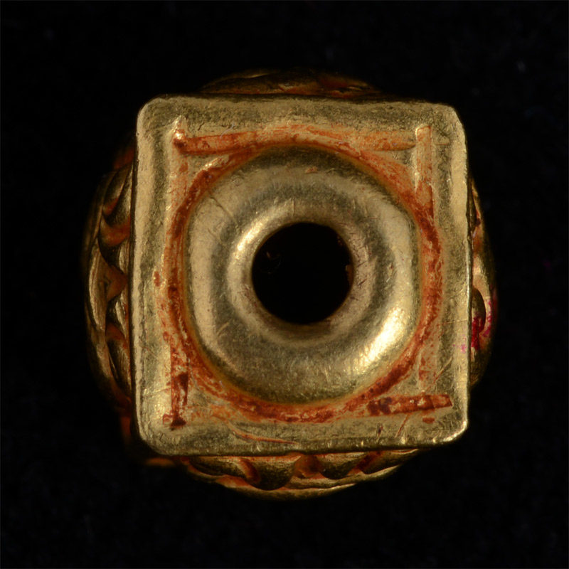 BC3259 | Pyu Gold Bead Reproduction, Box style w/Repousse – 04