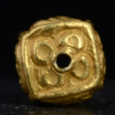 BC3264 | Pyu Gold Box Bead Reproduction Style #6 from Tiger Tiger - 05 | BC3264 | Pyu Gold Box Bead Reproduction Style #6 from Tiger Tiger - 05