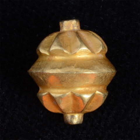 BC3274 | Ancient Pyu Gold Bead Ball w/Repousse #4