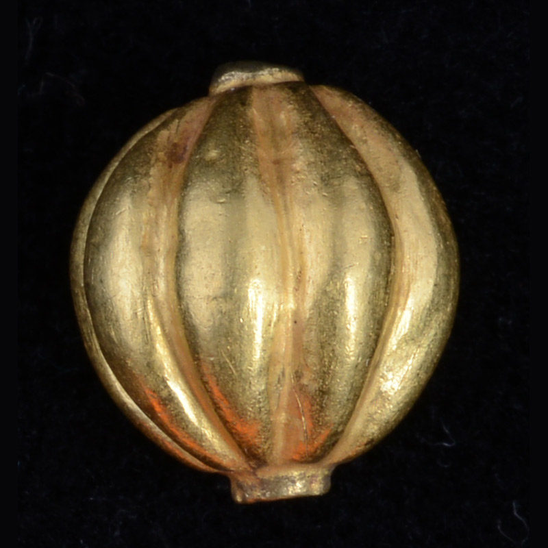 BC3275 | Ancient Pyu Gold Bead Ball w/Repousse #5 | BC3275 | Ancient Pyu Gold Bead Ball w/Repousse #5