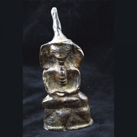 AA1089 | Ancient Lao Ganesha Statue - 00